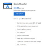 Domain Registration and Web hosting Reseller