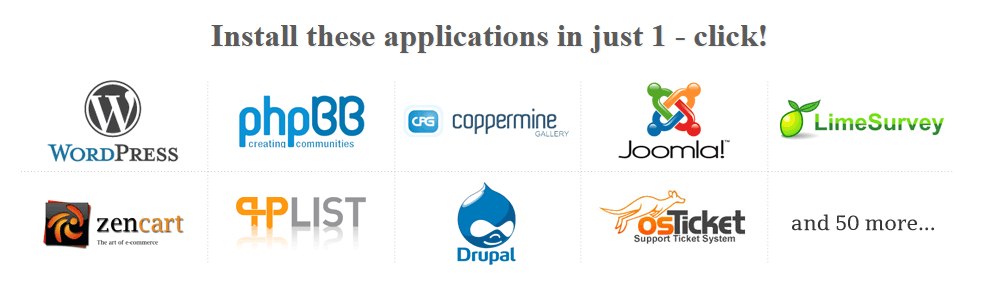 Install these applications in just 1 - click!